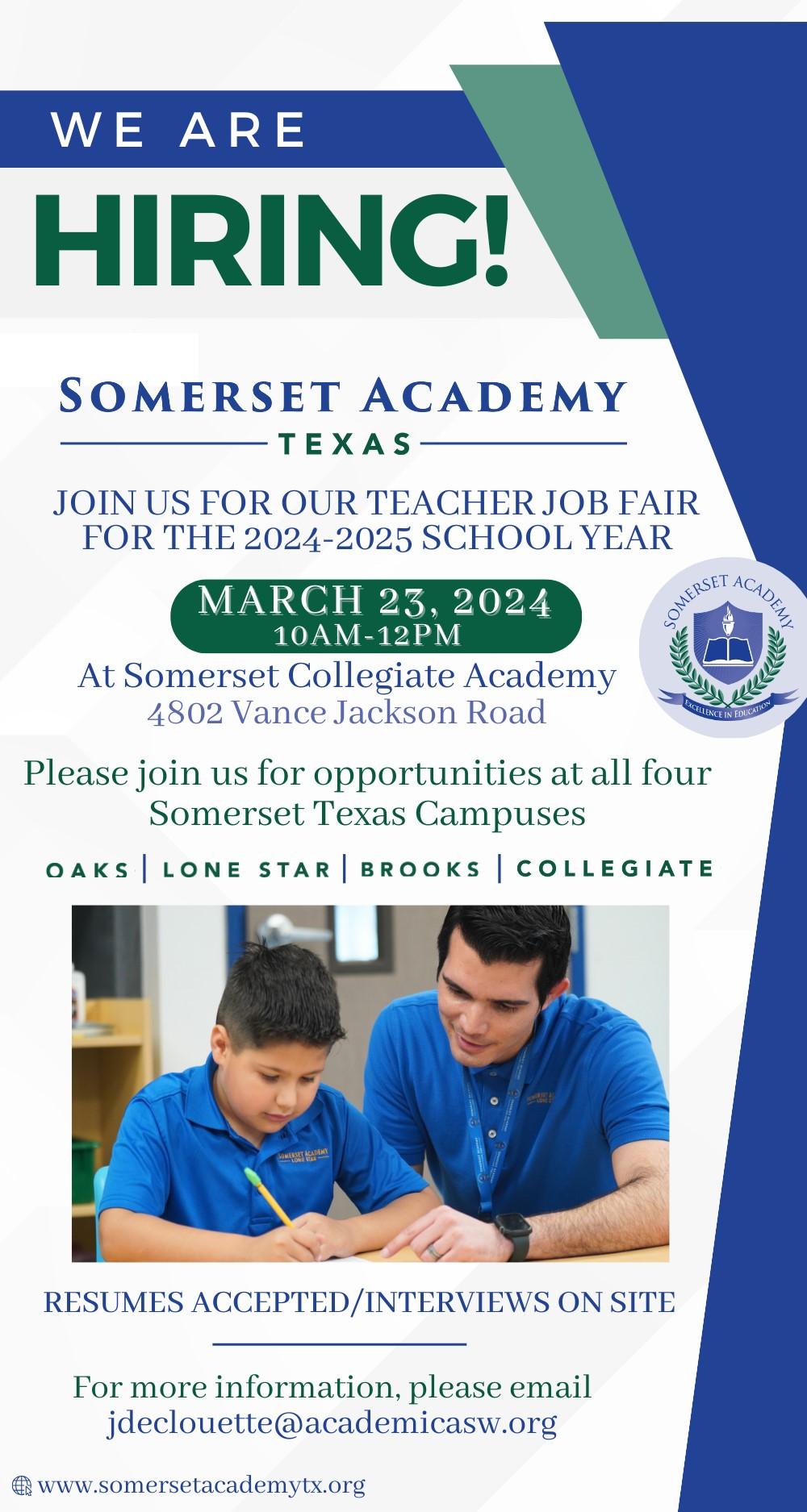 Events Teacher Job Fair